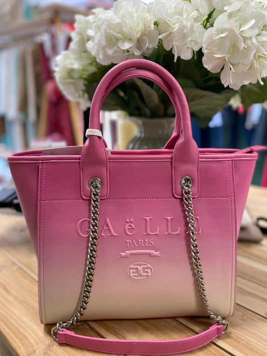 GAELLE - Borsa shopper sfumata con logo