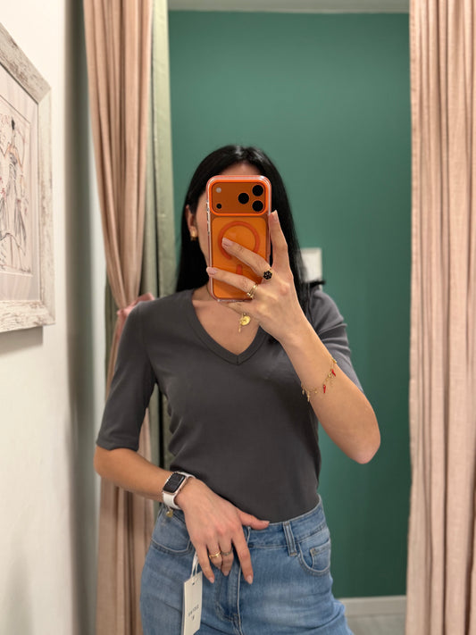 IMPERIAL - Maglia mezza manica misto viscosa