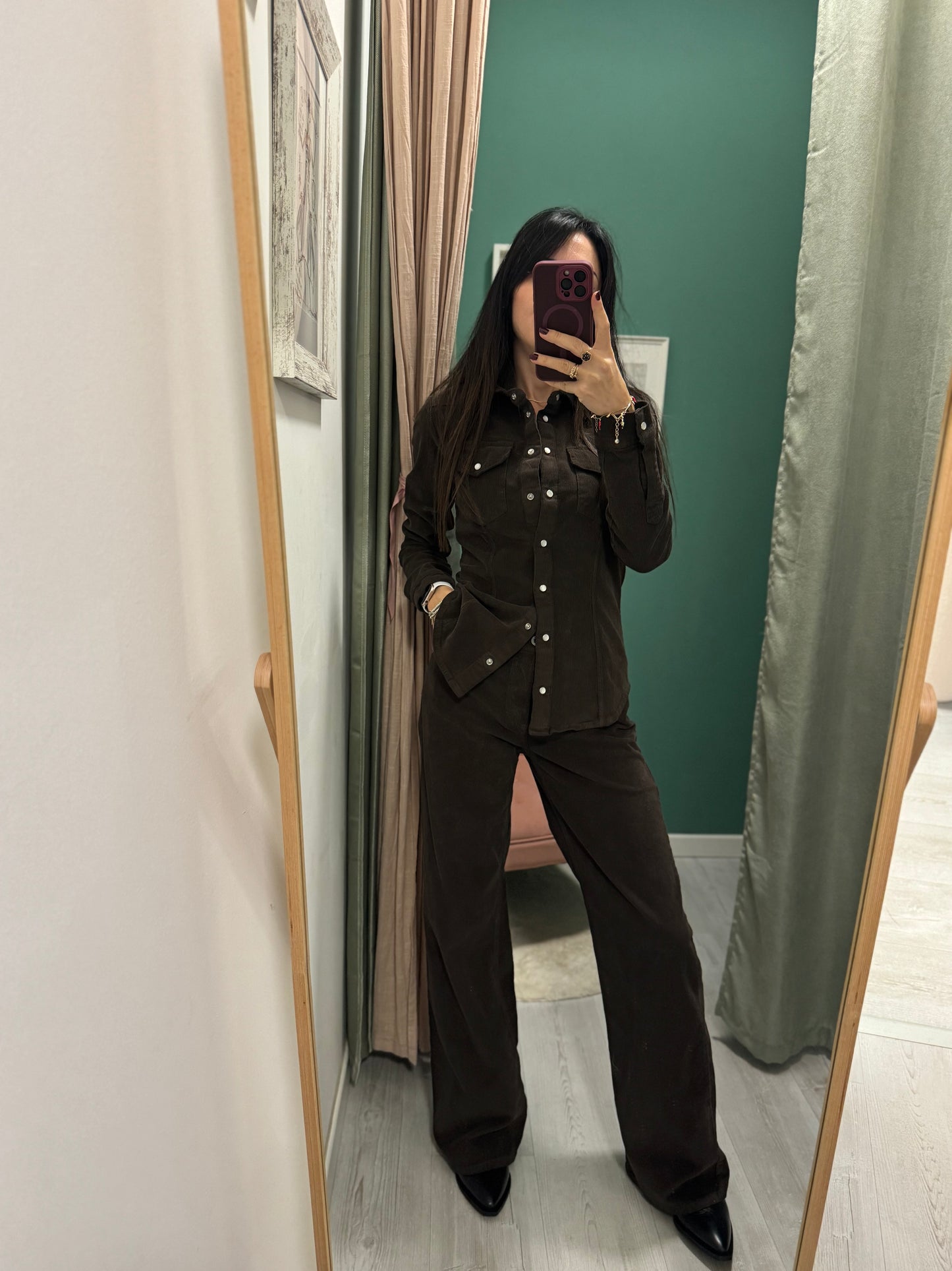 PLEASE - Pantalone in velluto