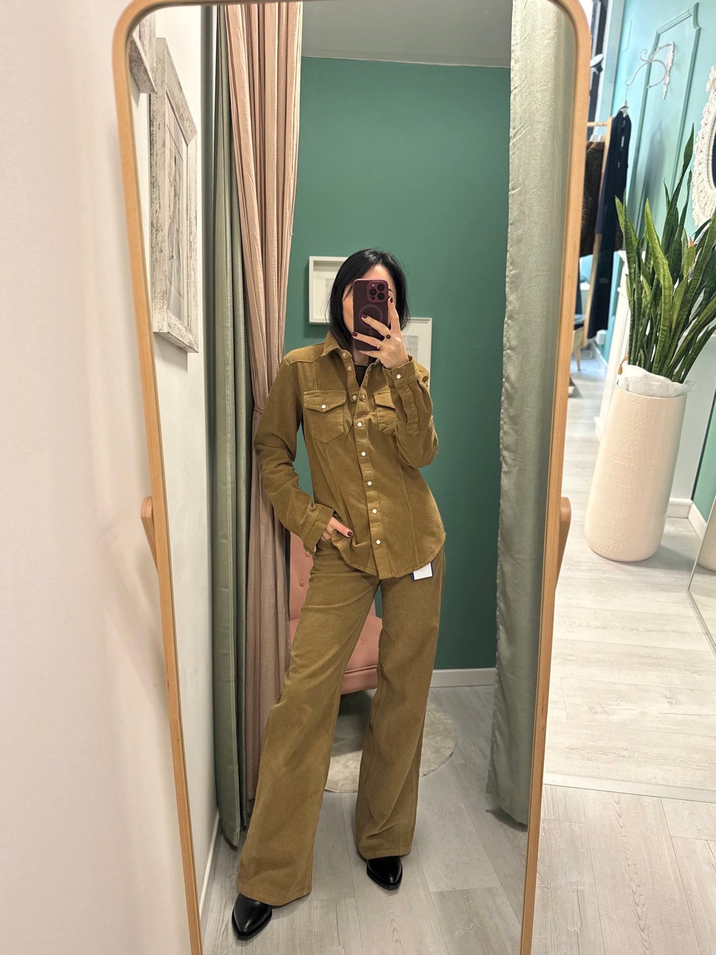 PLEASE - Pantalone in velluto