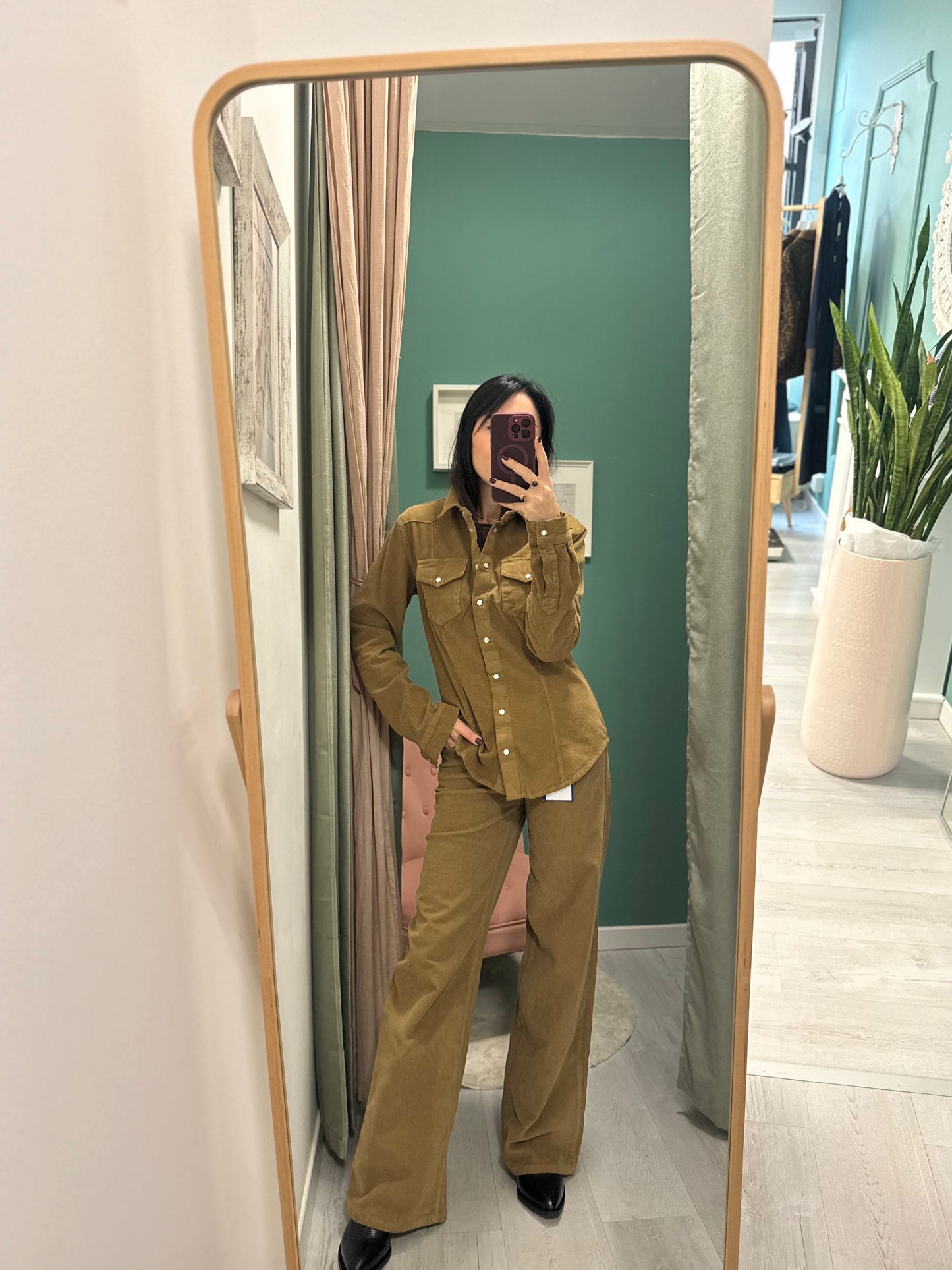 PLEASE - Pantalone in velluto