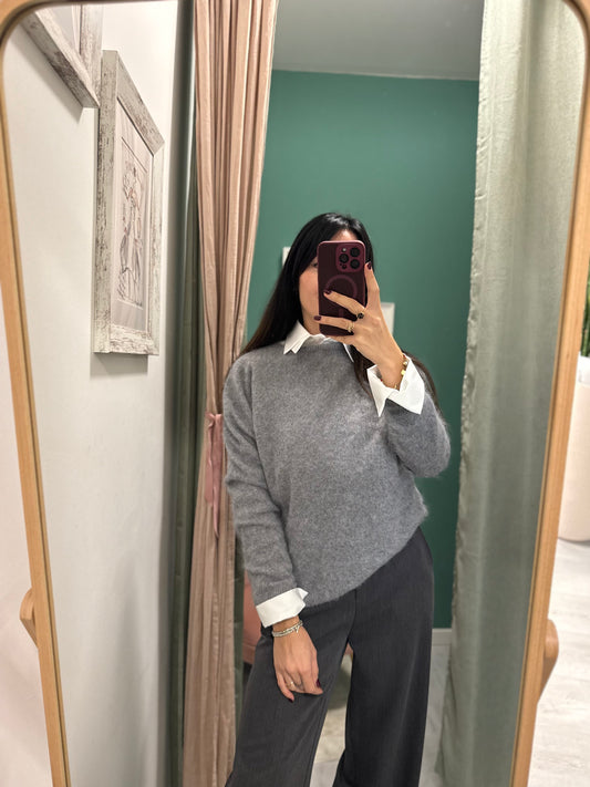 MIDDLEMIST'S - Maglioncino in misto lana, cachemire e seta