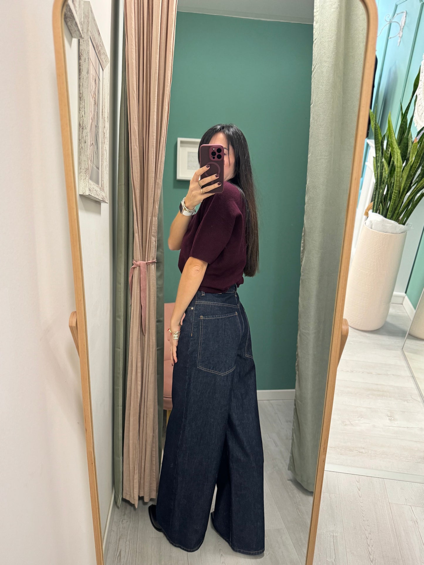 DIXIE - Jeans gamba larga con tasca ampia dietro