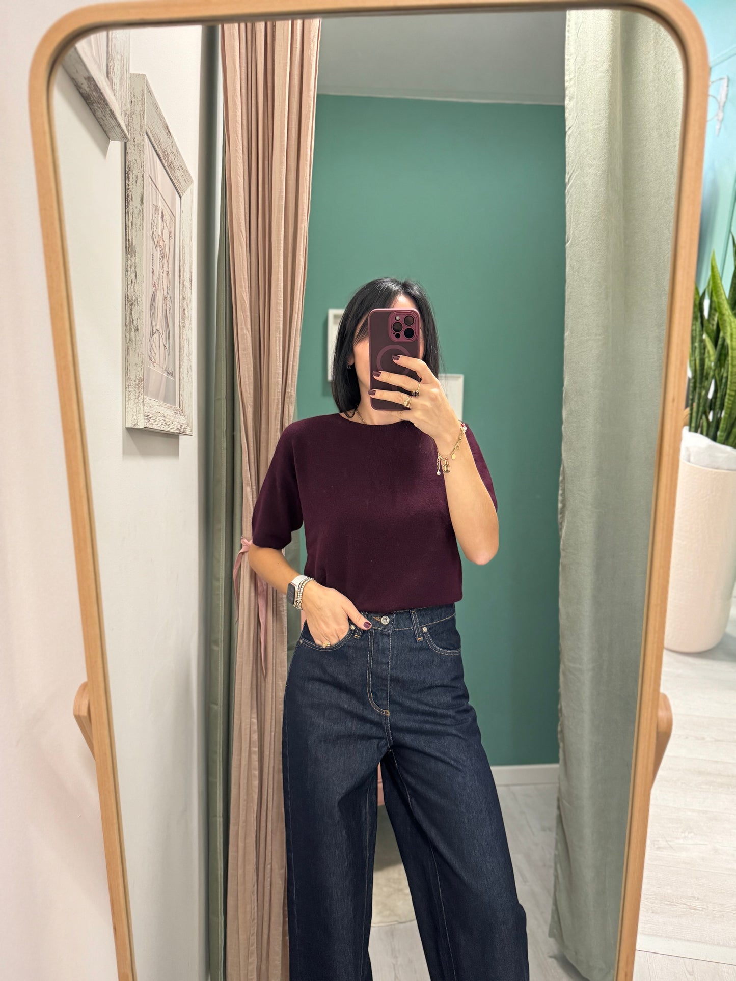 MIDDLEMIST'S - Maglia girocollo mezza manica