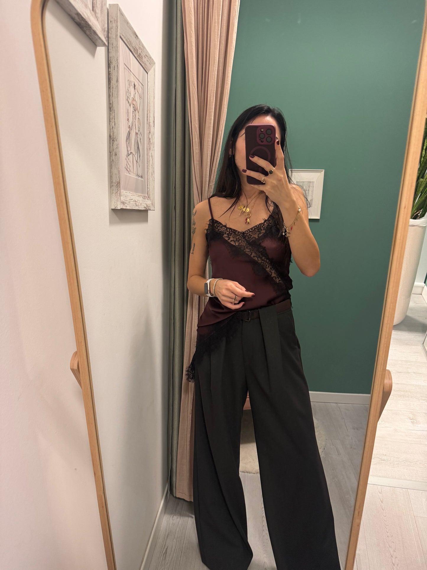 KONTATTO - Top con pizzo