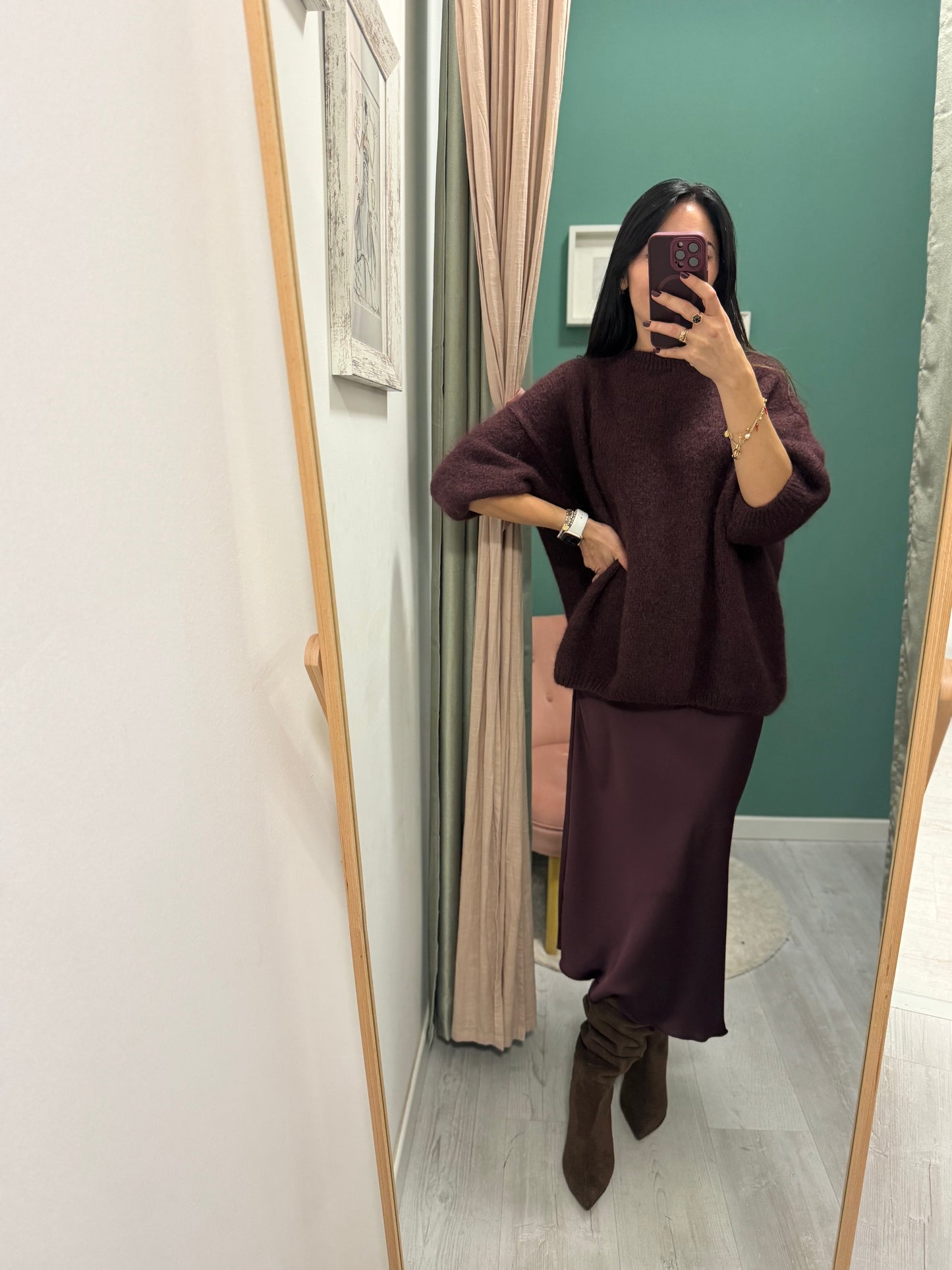 DIXIE - Gonna in satin in più colori