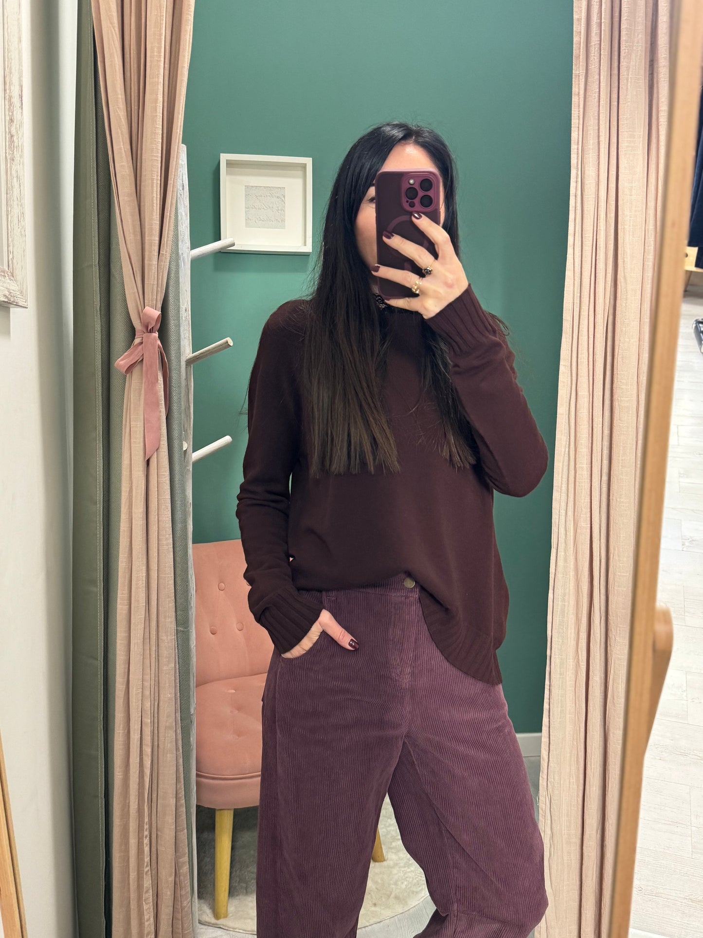 KONTATTO - Pantalone in velluto