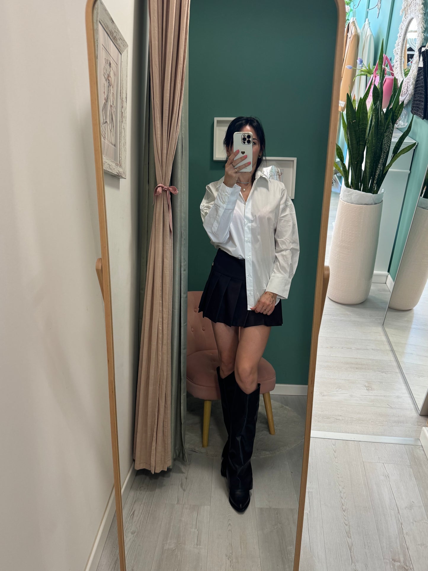 HINNOMINATE - Camicia basica in cotone