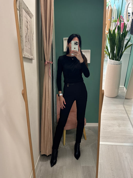 RELISH - Pantalone "Pammy" nero