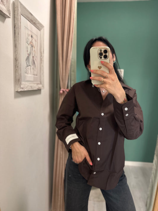 HINNOMINATE - Camicia in cotone con logo