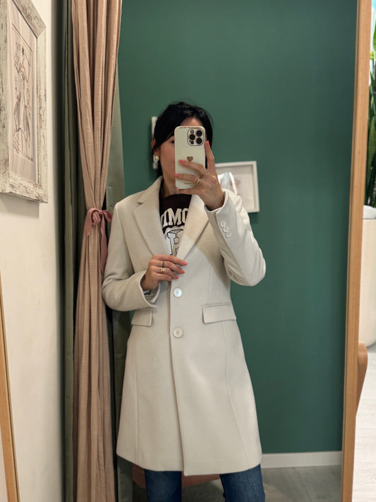 RELISH - Cappotto "Baron" corto monopetto