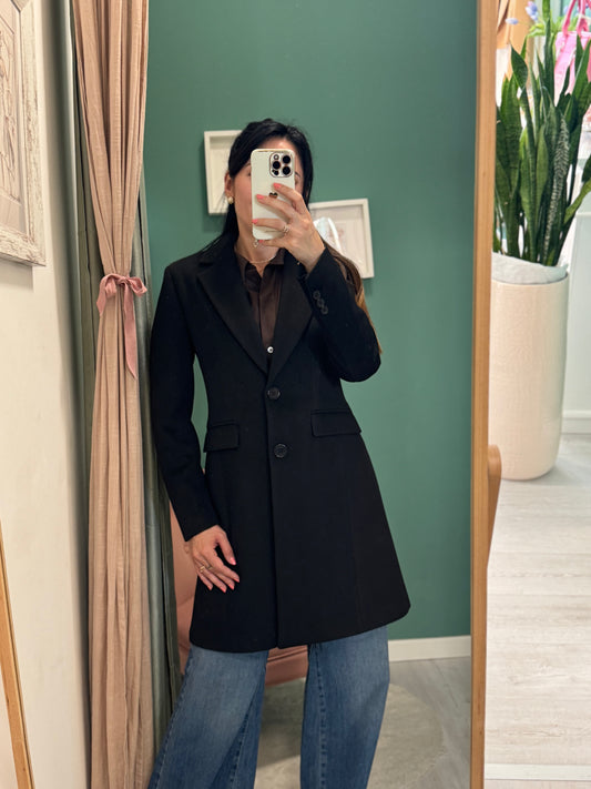 RELISH - Cappotto "Baron" corto monopetto