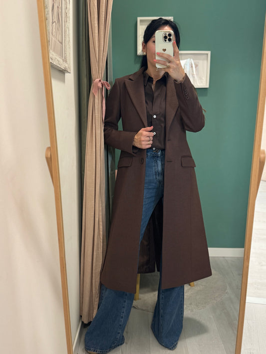 RELISH - Cappotto "King" lungo monopetto