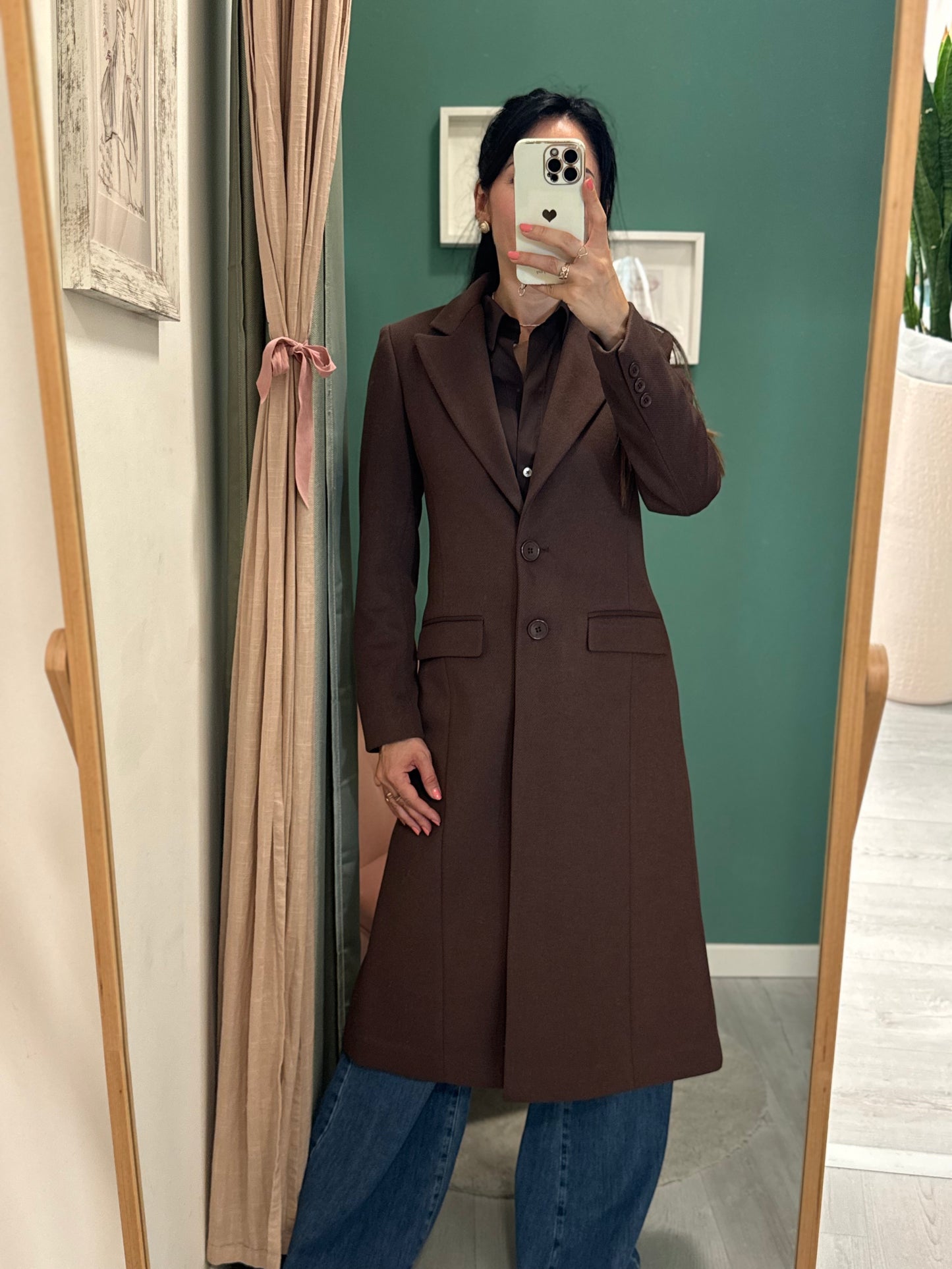 RELISH - Cappotto "King" lungo monopetto