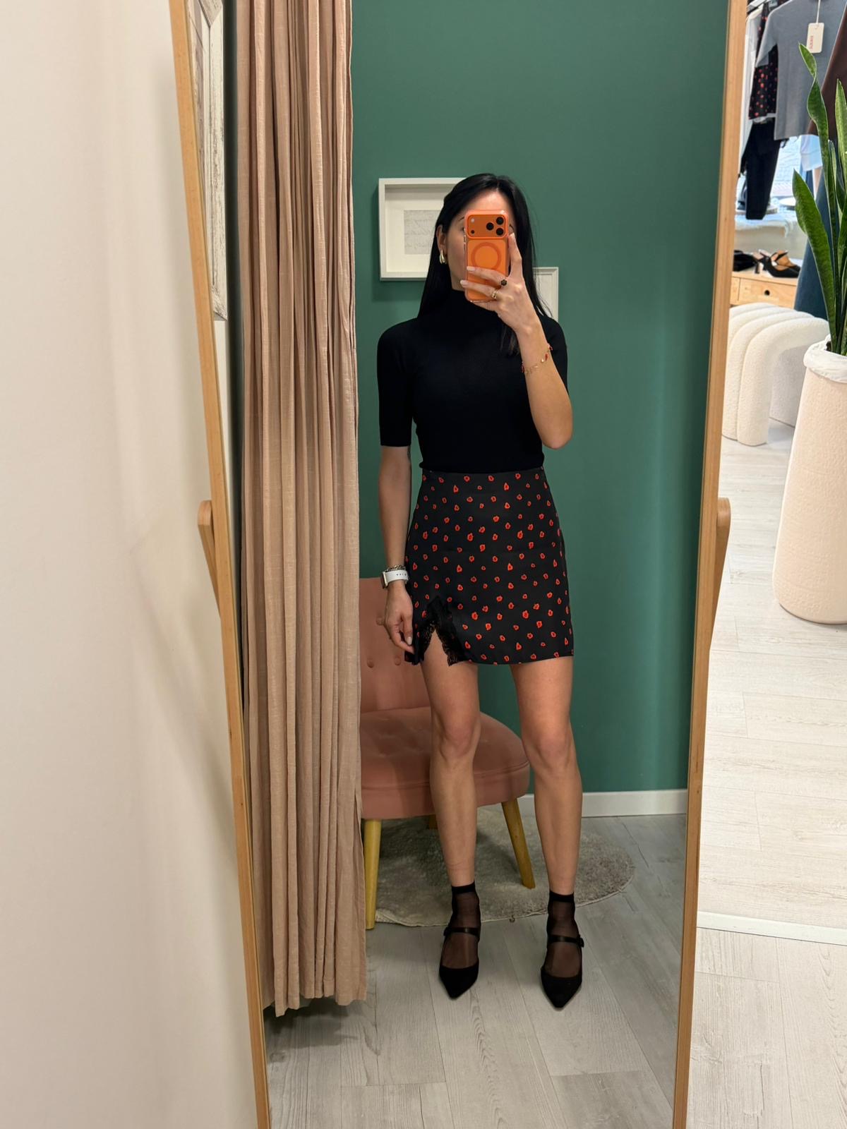 MAR DE MARGARITAS - Gonna con spacco e pizzo