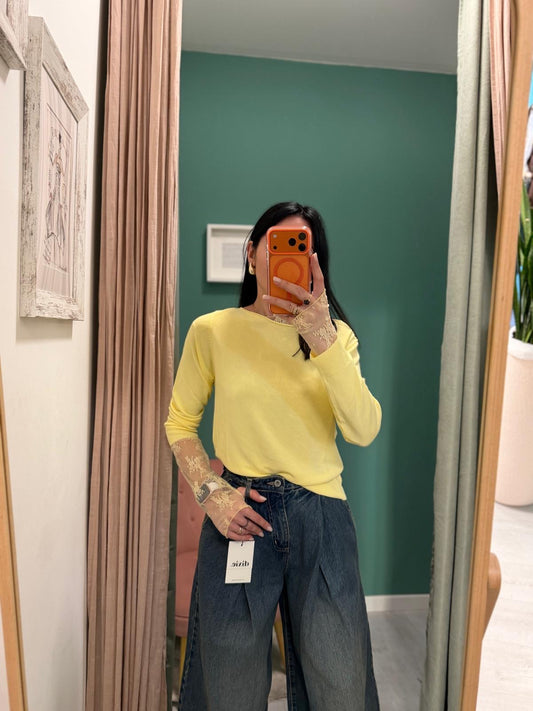 SUSY MIX - Maglia scollo a barca