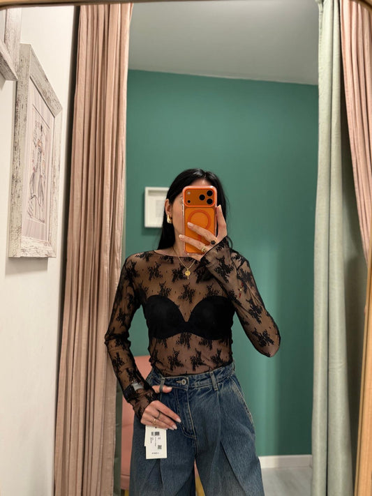 SUSY MIX - Maglia in pizzo